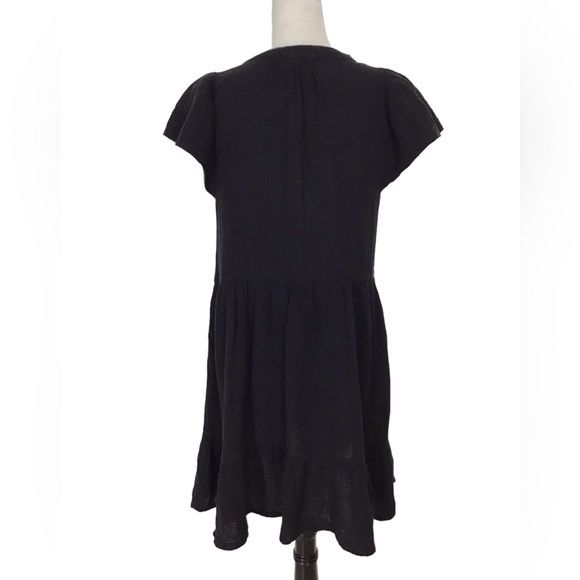 Nation Padma Boho Ruffle Hem Mini Dress Size Medium - Picture 9 of 10